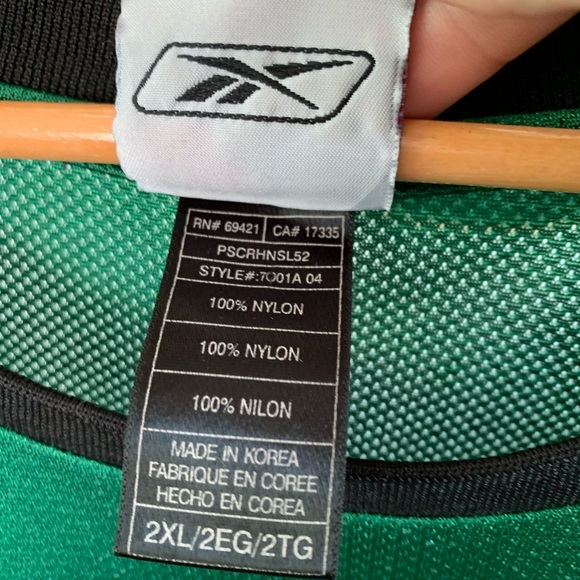 Vintage Boston Celtics Al Jefferson Reebok Basketball Jersey NBA 7 Authentics - Picture 5 of 10